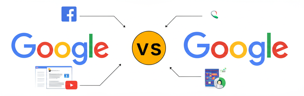 Google Ads vs Facebook Ads: Qual Escolher em 2024?